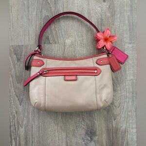 Vintage Y2K Pink Coach Daisy Spectator Leather Hobo Mini Bag Purse